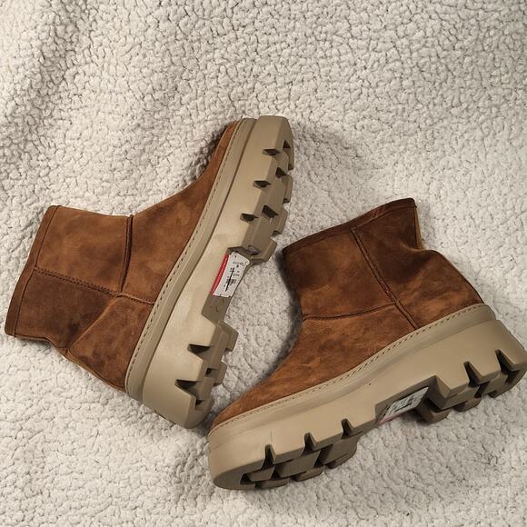 NEW Paul Green Shelly Toffee Soft Suede Leather Boot womens bootie size 9.5 - Picture 2 of 10